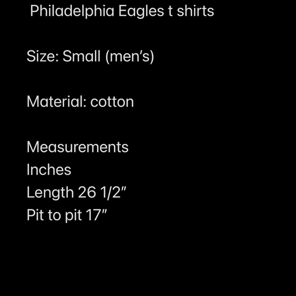 Philadelphia Eagles t shirt - Picture 3 of 7